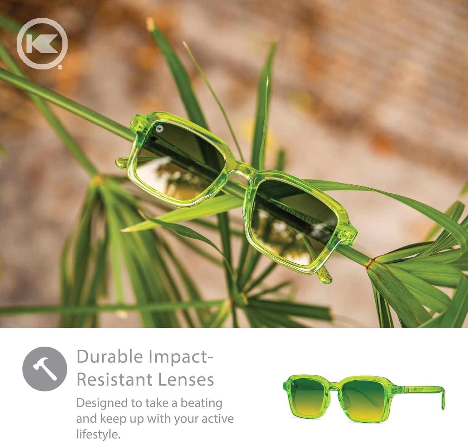 image:imageKnockaround Panoramas Polarized Sunglasses for Men amp Women Retro Sunglasses UV400 ProtectionPucker Up Lemon Lime