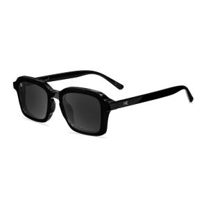 Knockaround Panoramas Polarized Sunglasses for Men & Women – Retro Sunglasses – UV400 Protection(Piano Black / Smoke)