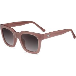 Knockaround Songbirds Polarized Sunglasses for Men & Women – UV400 Protection(Rose Latte / Amber Gradient)