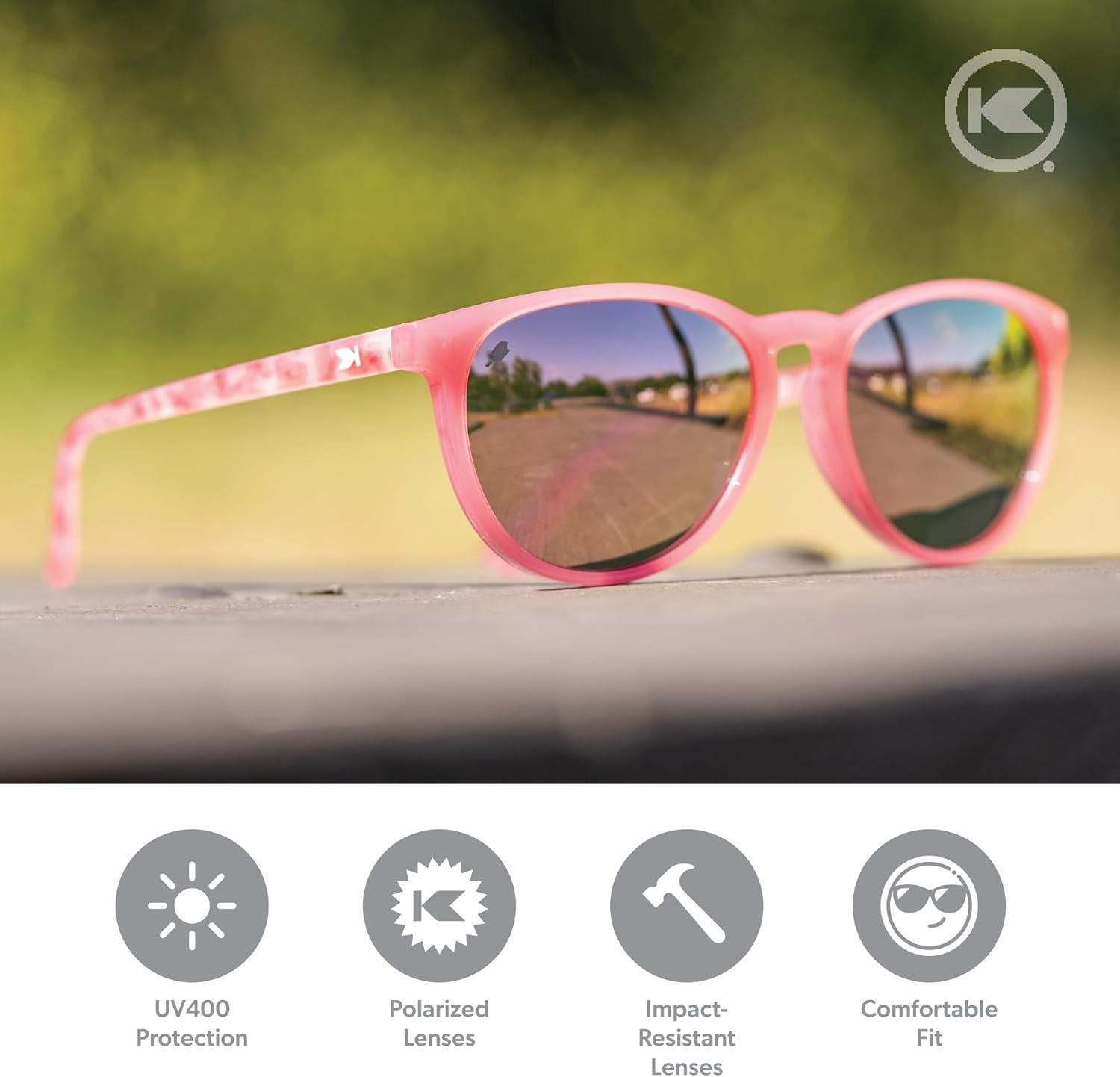 image:imageKnockaround Mai Tais Polarized Sunglasses for Women amp Men UV400 ProtectionStrawberry Cake Pop Pink