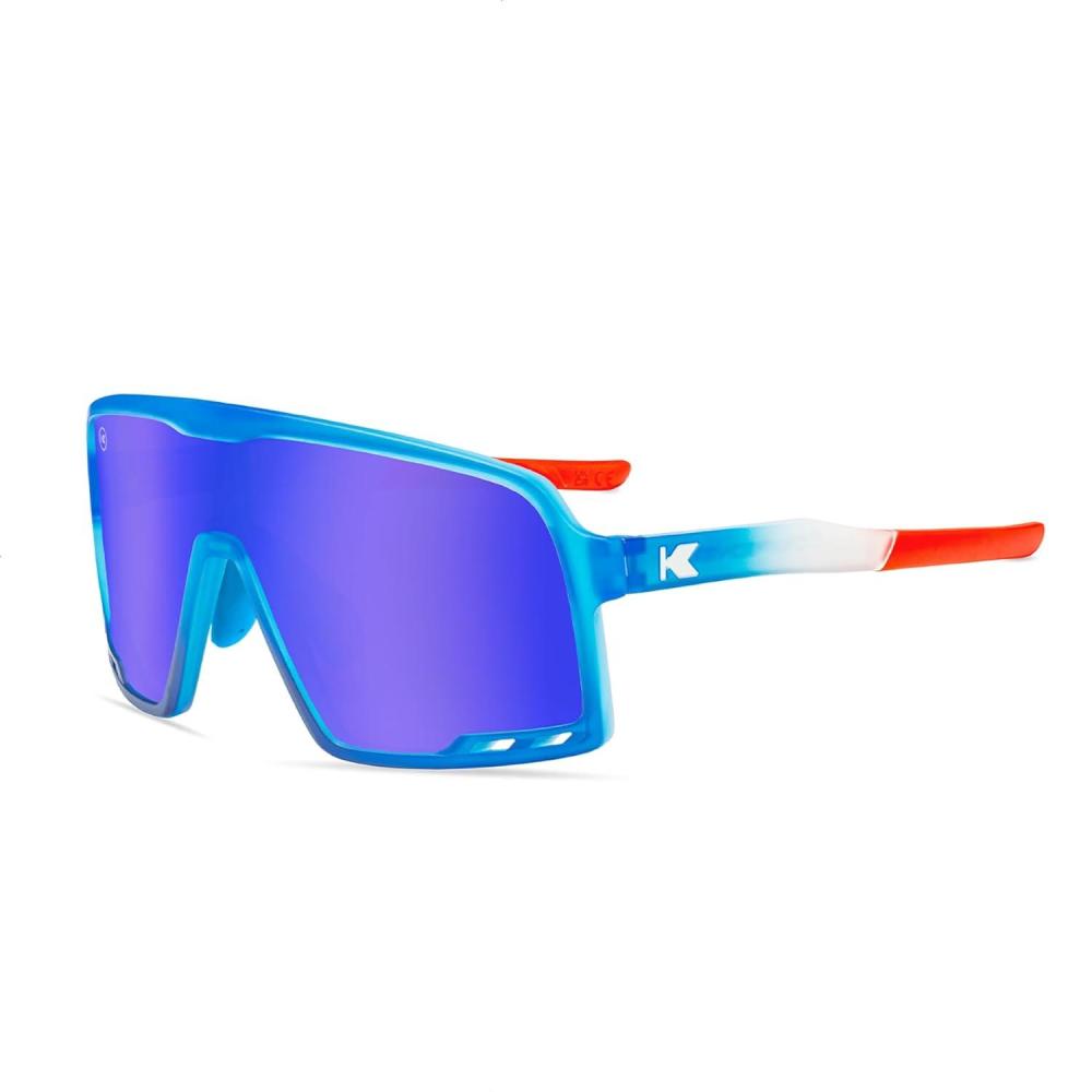 image:imageKnockaround Kids Campeones Sport Sunglasses for Kids  Shield Sunglasses  UV400 Protection  BaseballRocket Pop  Moonshine