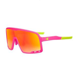 Knockaround Kids Campeones Sport Sunglasses for Kids – Shield Sunglasses – UV400 Protection – Baseball(Spring Break / Red Sunset)