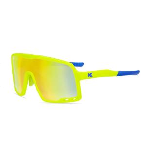 Knockaround Kids Campeones Sport Sunglasses for Kids – Shield Sunglasses – UV400 Protection – Baseball(Yellow)