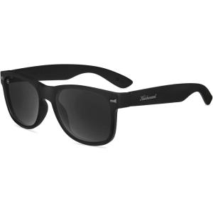 Knockaround Fort Knocks Polarized Sunglasses for Men & Women – UV400 Protection(Black on Black / Smoke)