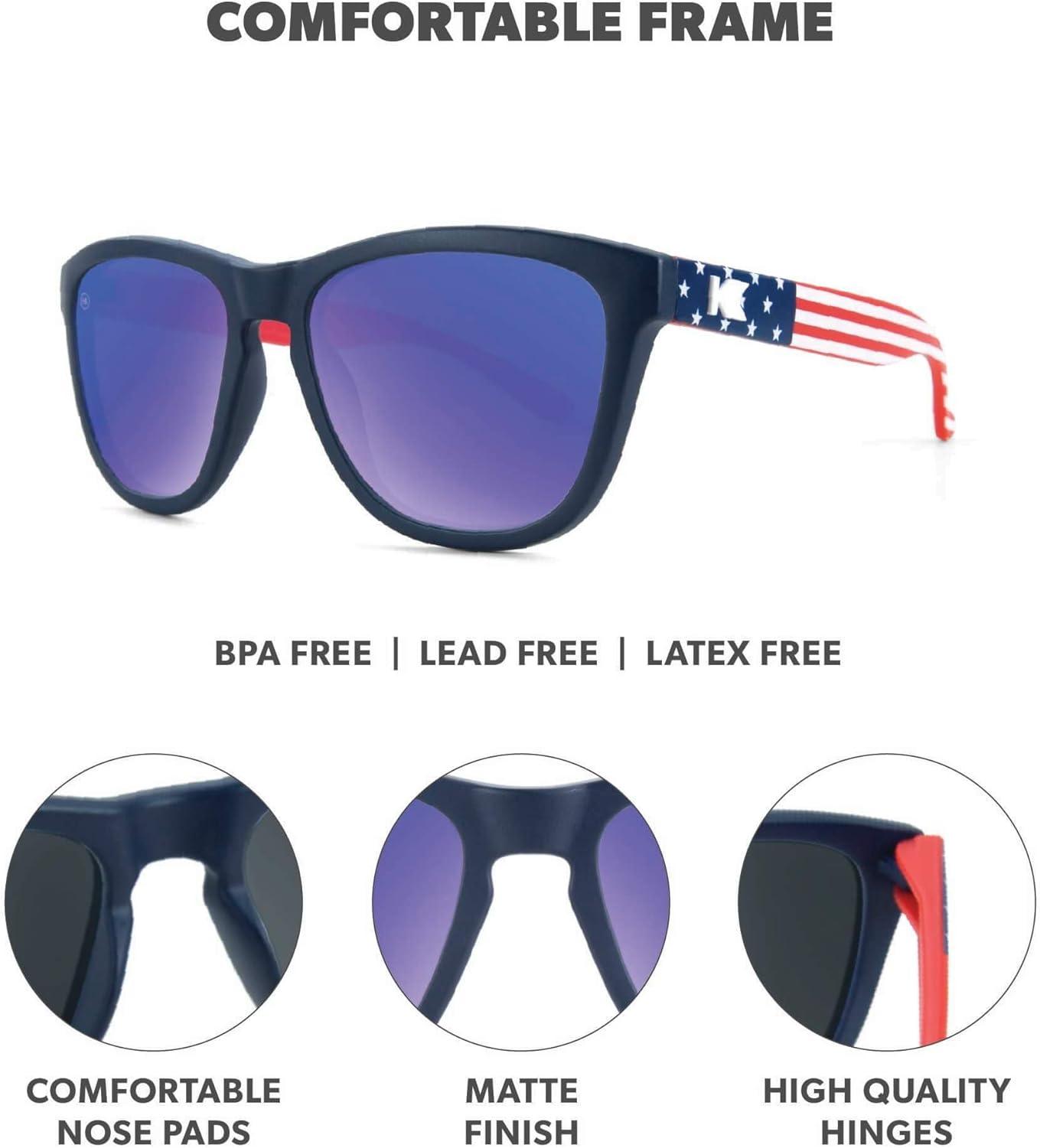 image:imageKnockaround Kids Premiums Polarized Sunglasses for Kids UV400 ProtectionStar Spangled Moonshine