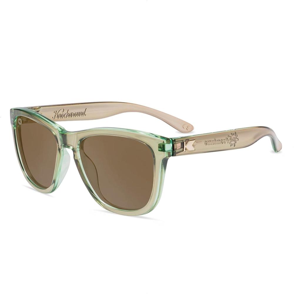 image:imageKnockaround Kids Premiums Polarized Sunglasses for Kids  UV400 ProtectionAged Sage  Amber