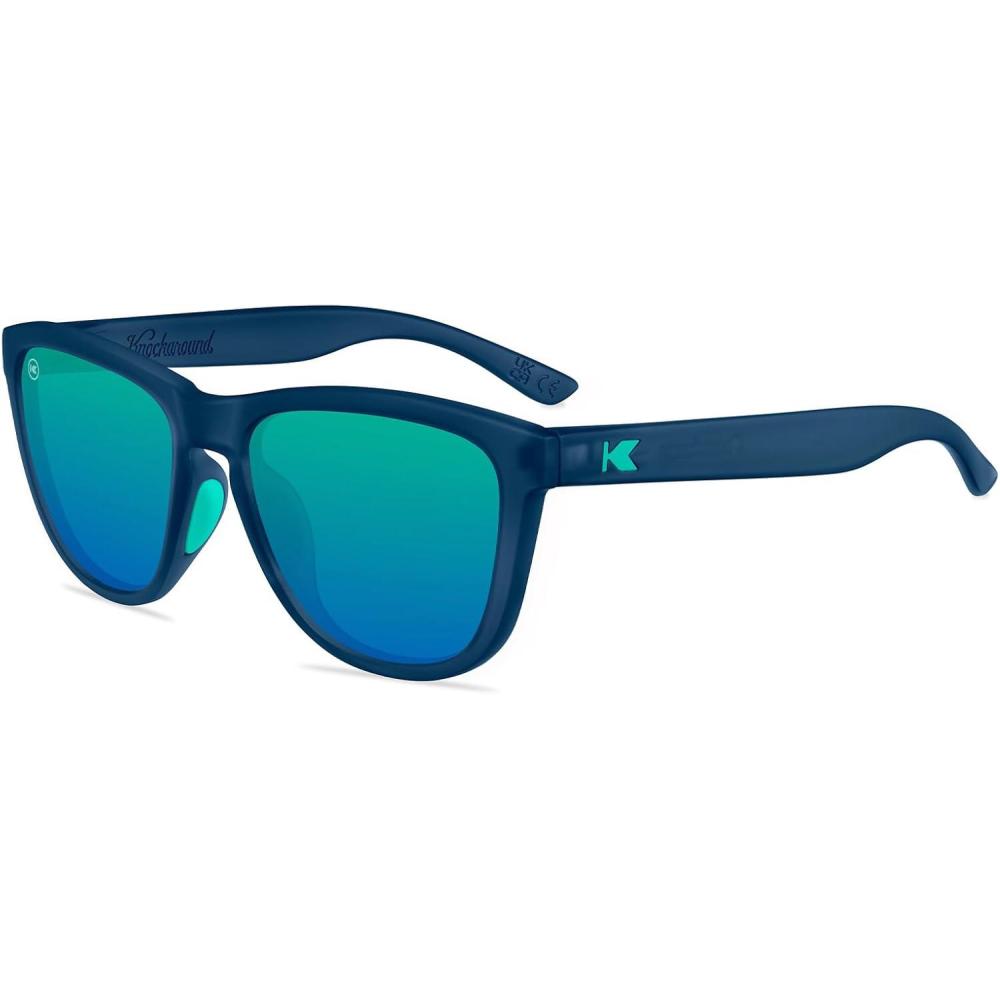 image:imageKnockaround Premiums Polarized Sunglasses for Men amp Women  UV400 ProtectionRubberized Navy  Mint
