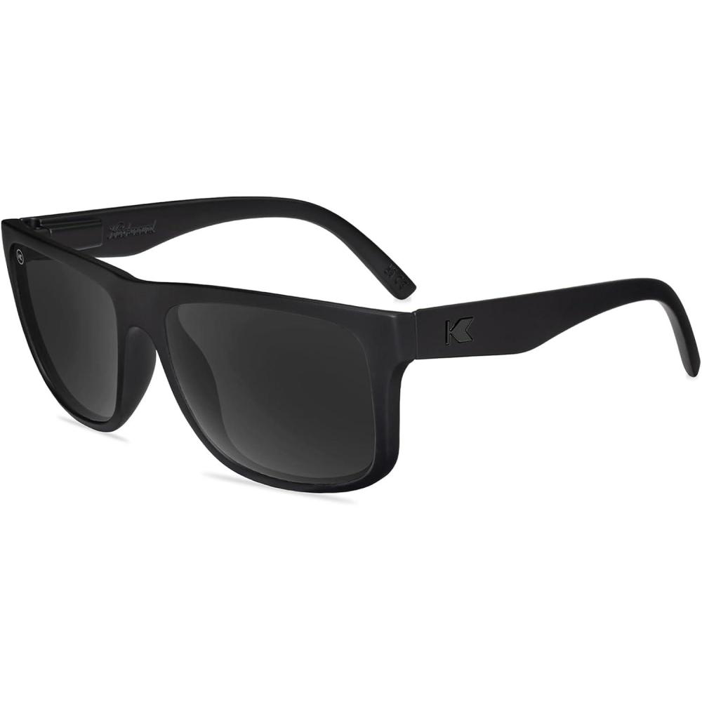 image:imageKnockaround Torrey Pines Polarized Sunglasses for Men amp Women  UV400 ProtectionBlack on Black  Smoke