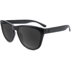 Knockaround Premiums Polarized Sunglasses for Men & Women – UV400 Protection(Black on Black / Smoke)
