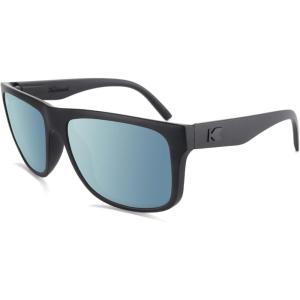 Knockaround Torrey Pines Polarized Sunglasses for Men & Women – UV400 Protection(Black / Sky Blue)