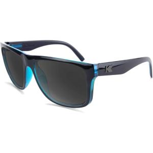 Knockaround Torrey Pines Polarized Sunglasses for Men & Women – UV400 Protection(Black Ocean / Smoke)
