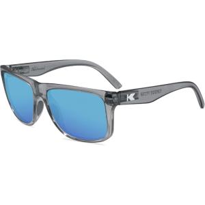 Knockaround Torrey Pines Polarized Sunglasses for Men & Women – UV400 Protection(Clear Grey / Aqua)